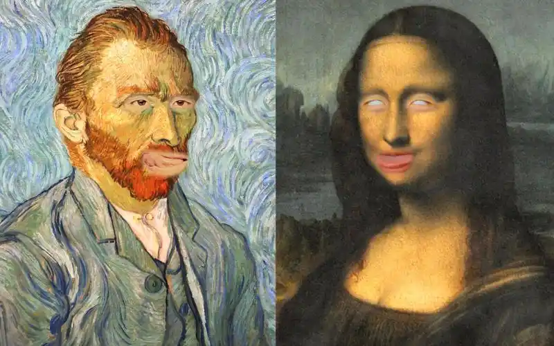 梵高和蒙娜丽莎爆笑合唱,卧槽达芬奇的棺材板盖不住了!