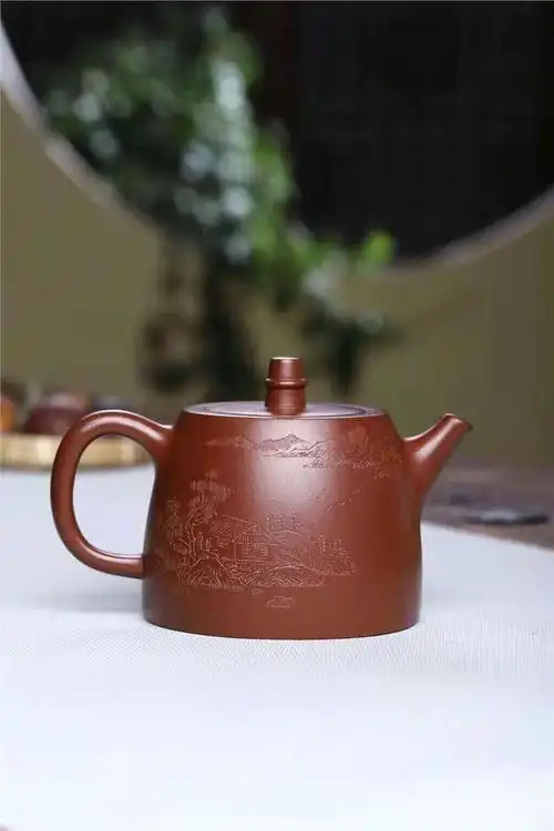 蒋凌云紫砂壶价格|真品纯手工汉铎壶原矿底槽清360cc