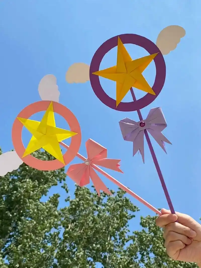 六一儿童节送小朋友一个漂亮的魔法棒吧