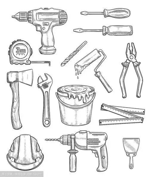 维修及施工工具简图