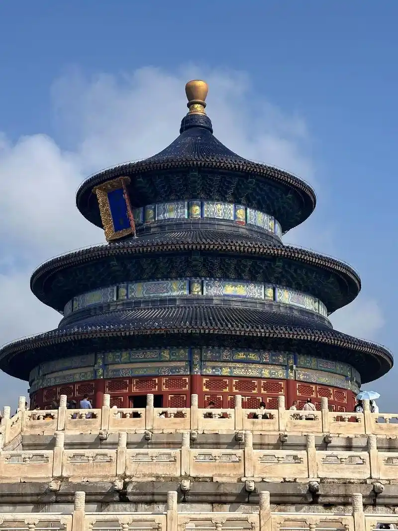 娃还第一次增加了t恤后背整块被汗湿掉的体验98 但是北京古建筑群的