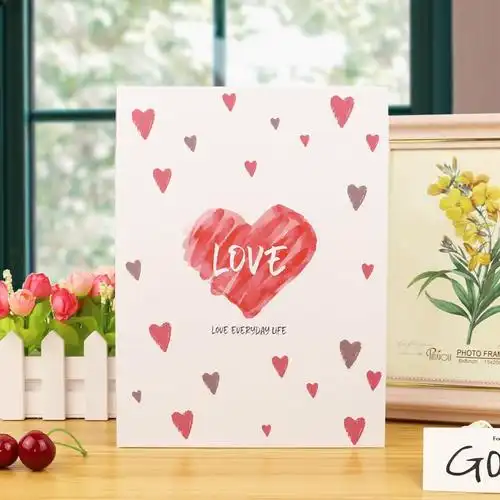 创意相册家庭影集卡通封面4r普通6寸100张插页式简约情侣家庭宝宝成长