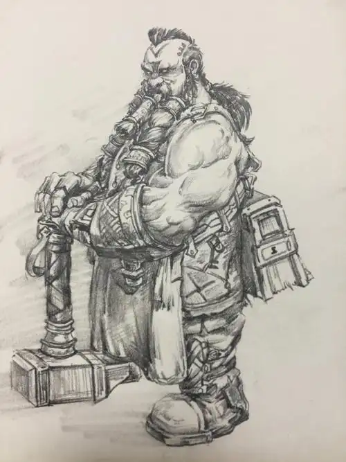 游戏角色速写练习