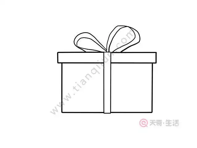 礼物盒简笔画
