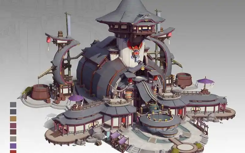 3dmax场景建模详细教程------古典大气国风酒楼