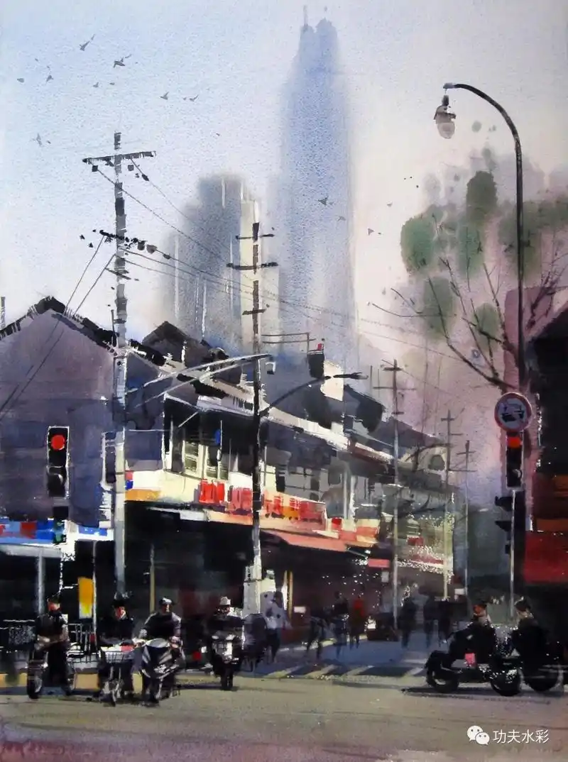 当代水彩画家 · 李利民