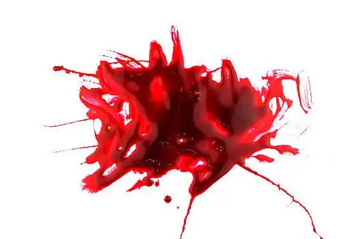 血迹,隔绝,白色背景,血,液滴,可怕