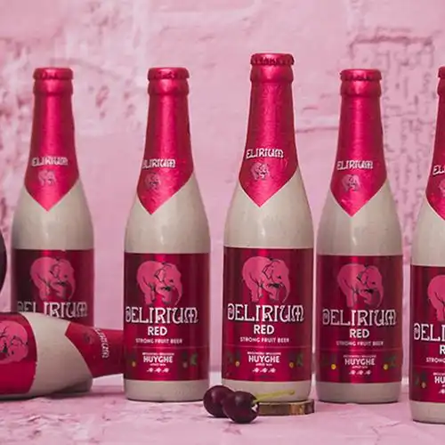 整箱比利时进口粉象樱桃啤酒330ml果味味精烈性啤酒
