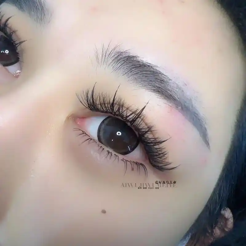 网红睫毛 #秒变大眼睛 #美睫分享 #美甲要过年#漫画睫毛 - 抖音