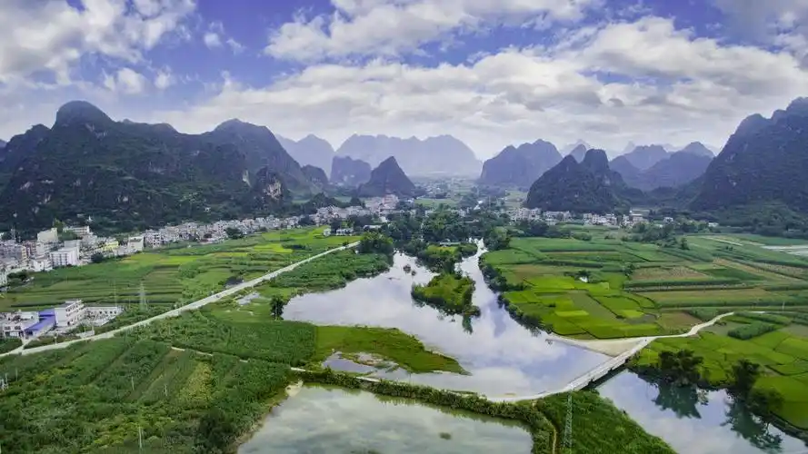 广西都安美丽地苏航拍