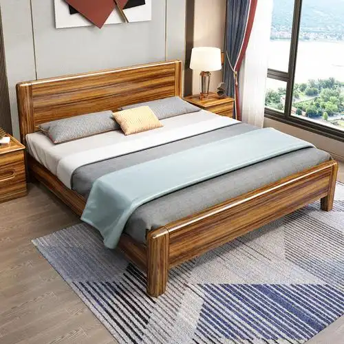 8m中式双人床简约实木床