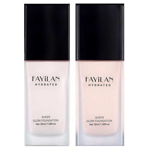 法意兰(fayilan)【2瓶】象牙白自然色粉底液提亮便携肤色粉底保湿遮瑕