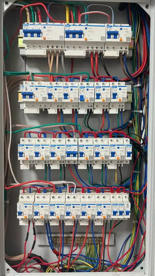 我们营地之前电工做的线路,每路线都做了地线,但电