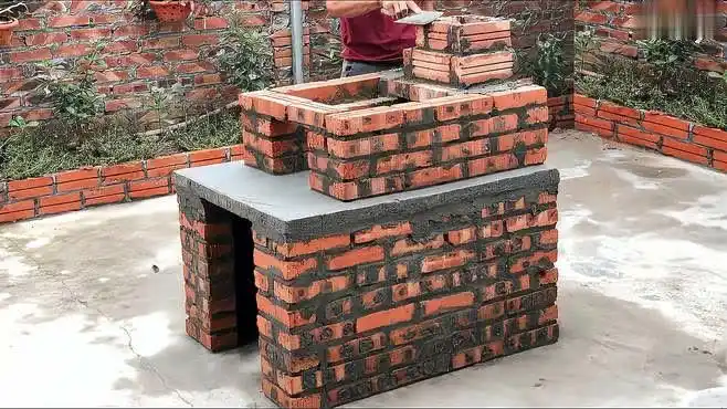 实拍农村砌无烟灶的过程,用这种方法建的柴火灶,经济实惠又实用-vlog