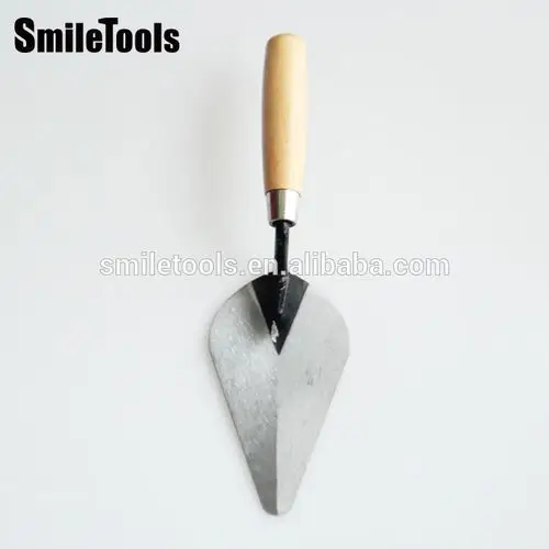 smiletools wood handle brick trowel laying carbon steel blade