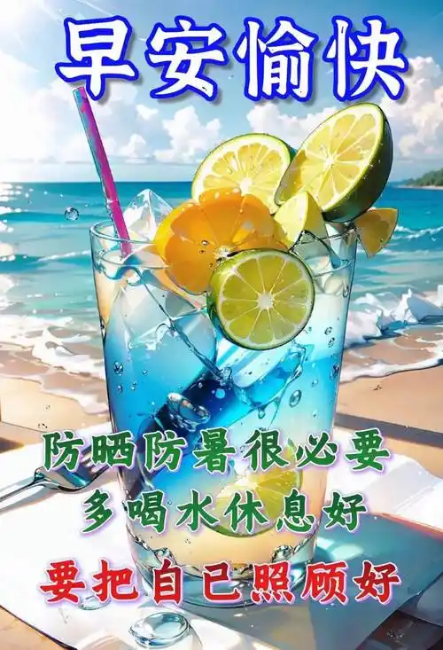 2023年7月26日周三最新早安问候祝福图片带字温馨 周