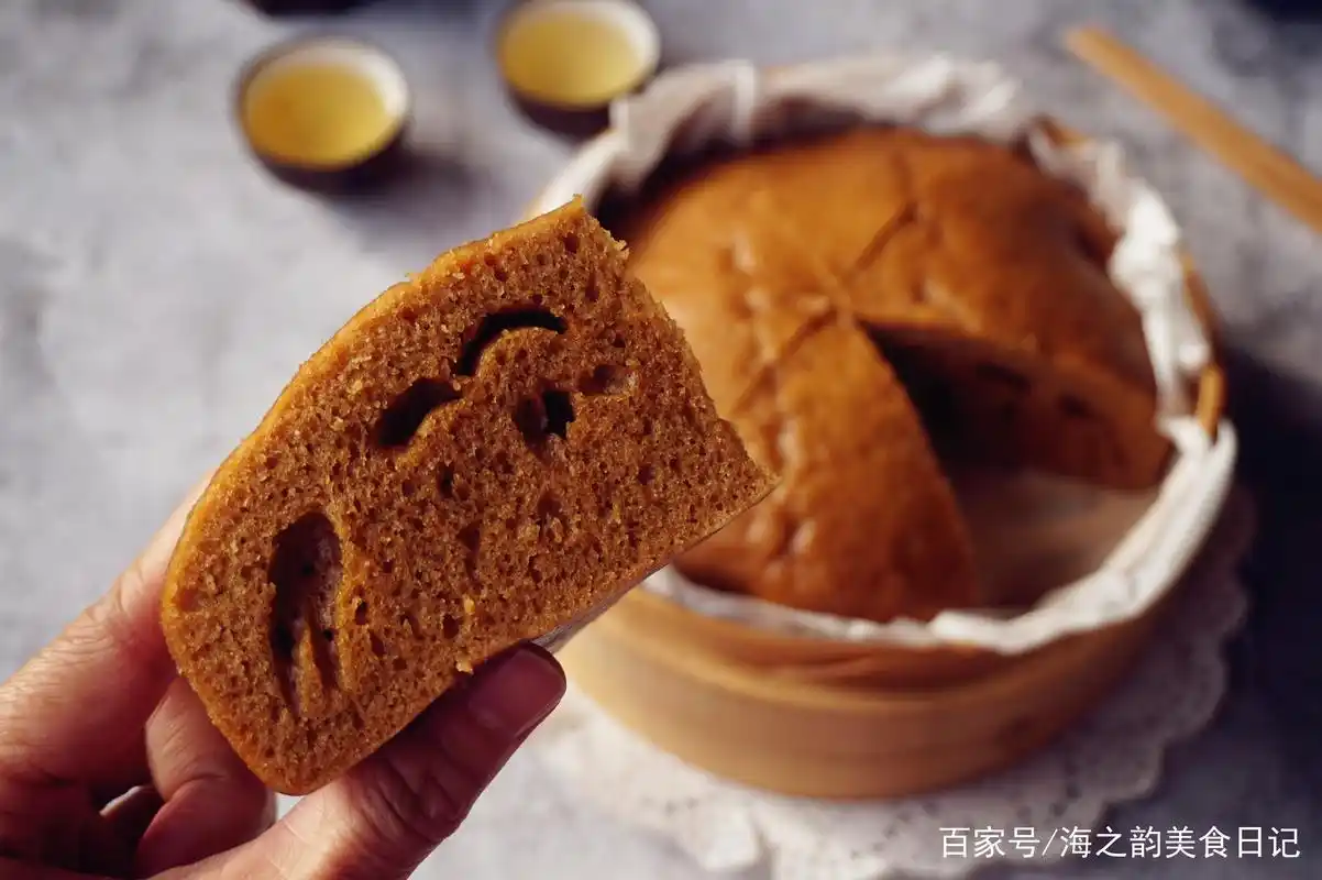 广东早茶热门点心红糖马拉糕,在家就能做出来,简单易做,零失败