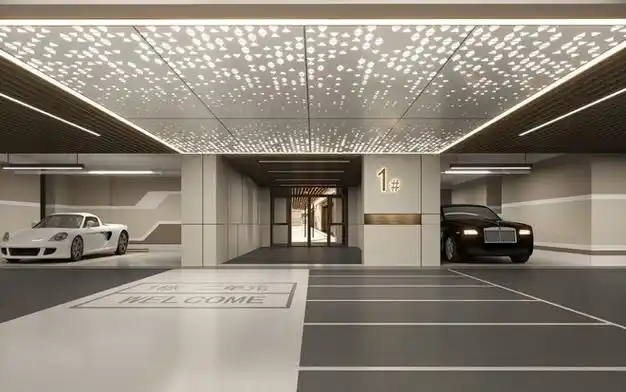 地下车库看出楼盘档次郴州品质楼盘车库长什么样