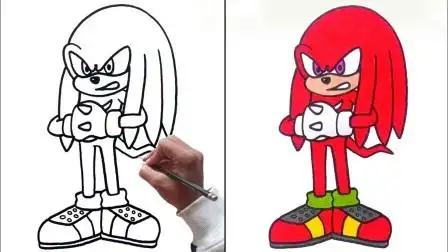 fnf周五夜放克 大师教你比比画画,简简单单画个索尼克!