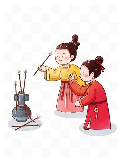 i>新 /i>春习俗卡通投壶除夕 i>新 /i> i>年 /i> i> i>元 /i> /i> i>