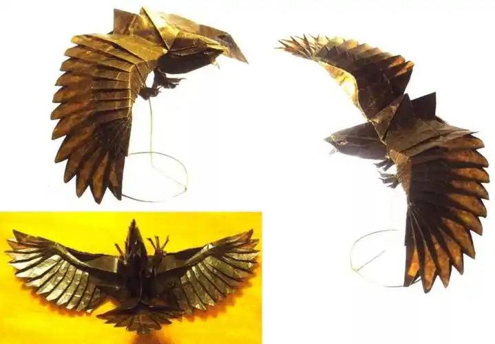 来,挑战下阮红强折纸名作——越南鹰