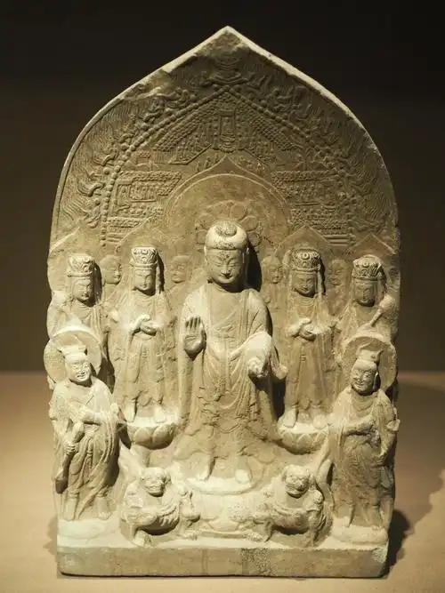 [南朝] 背屏式佛造像 成都博物馆藏
