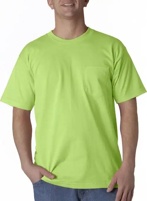 bayside usa-made short sleeve pocket t-shirt. 5070