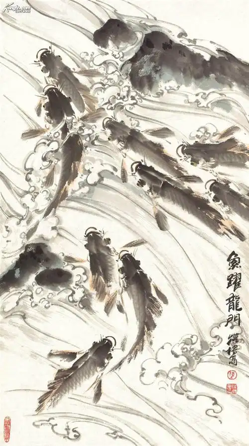 陈葆棣 画鱼