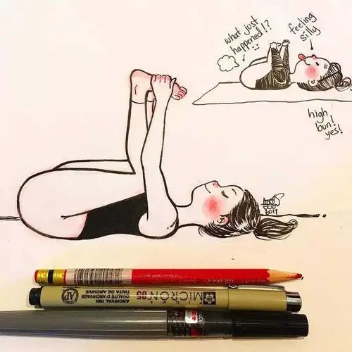 我大概是练了一个假瑜伽_(:з」∠)_-搞笑频道-手机搜狐