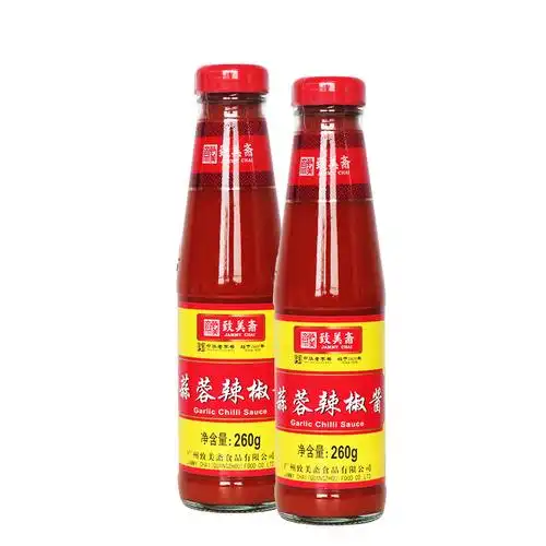致美斋蒜蓉辣椒酱260g/瓶 调料蘸料火锅拌面拌饭酱相似店铺>进入本