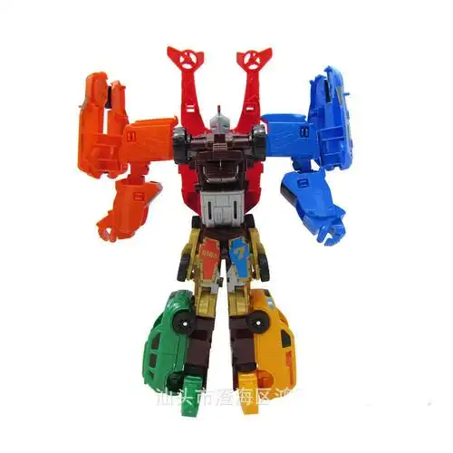 大号托宝变形兄弟七合一新款机甲托宝合体机器人玩具金刚7合1声光