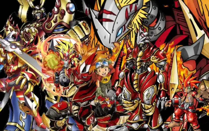 数码宝贝4代·神原拓也之武装进化全形态