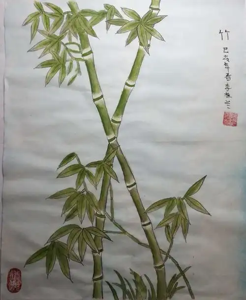 花鸟绘画班竹子作品集
