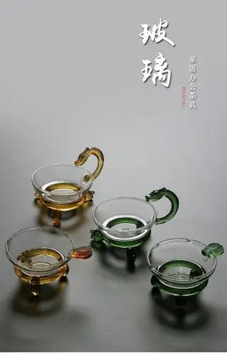 正扬玻璃茶漏茶滤创意茶叶过滤网泡茶滤茶器茶隔漏斗功夫茶具配件_7折