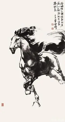 中国马·云鹏水墨马