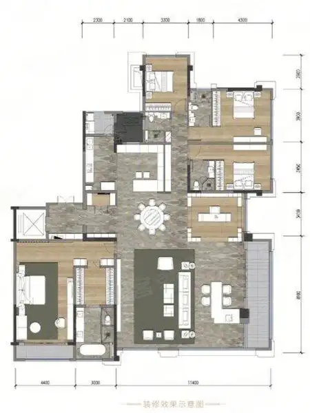 鲁能泰山7号大平层