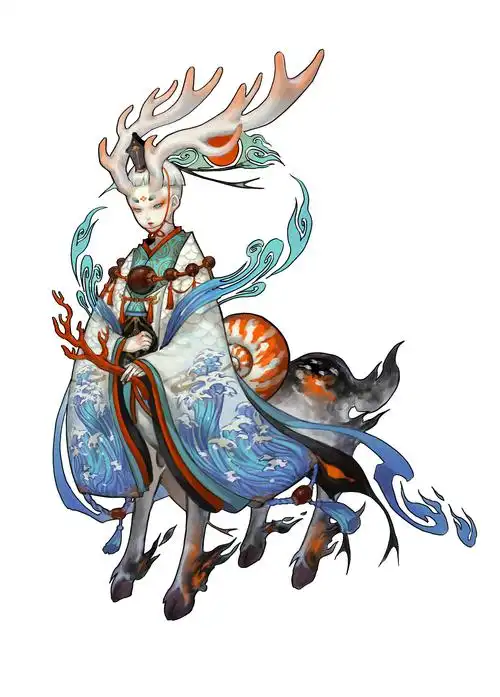 阴阳师小鹿男式神立绘传记一览