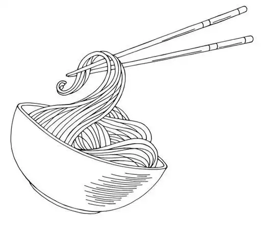 面条简笔画 简笔画大全 千千简笔画图片教程