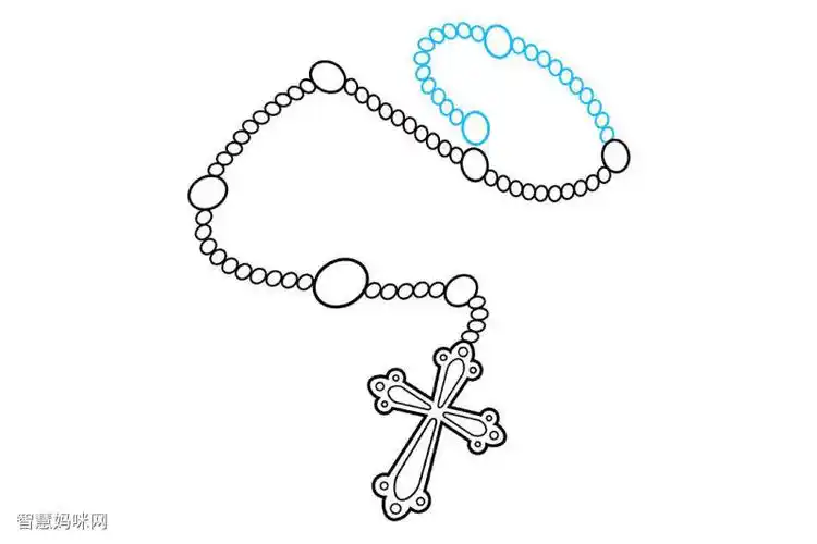 项链怎么画