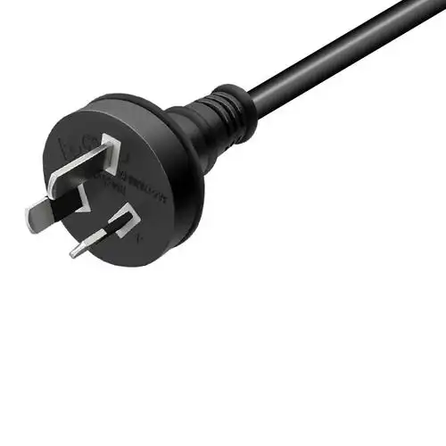 供应澳大利亚三级10a插头线 澳标saa插头线 澳规ac三芯电源线