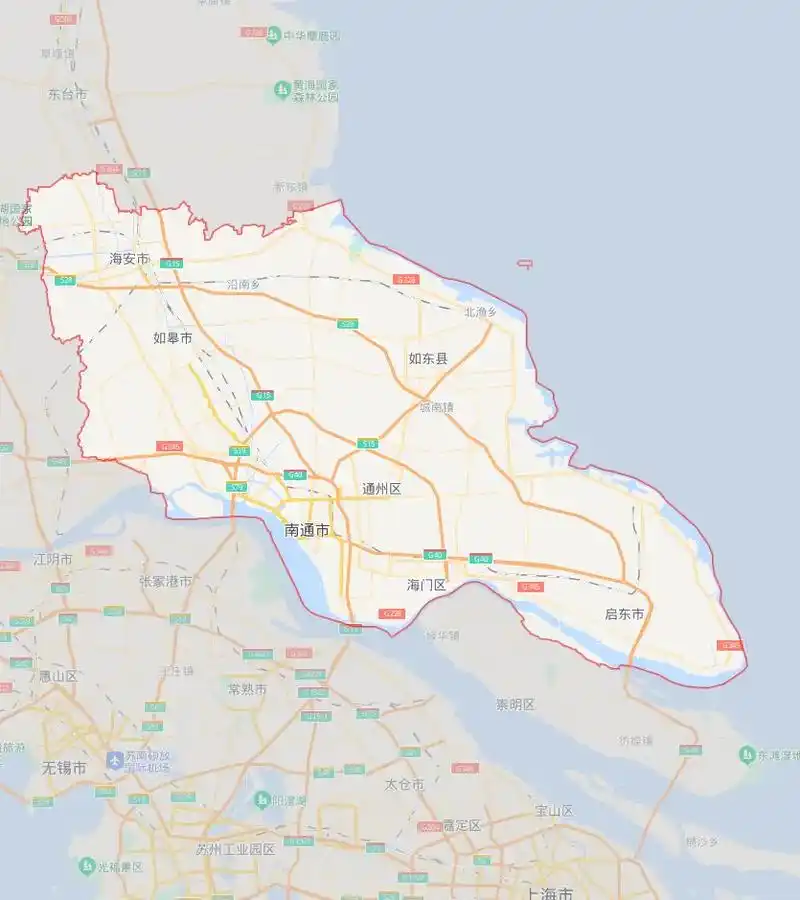 地理百科 区县市地图轮廓.南通市,简称"通",古称通州,别称 - 抖音