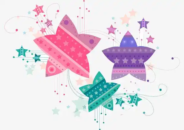 星星装饰图案