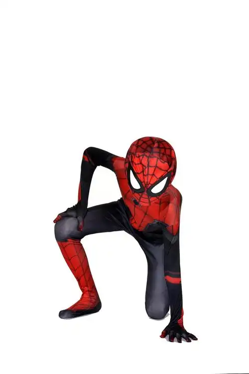 spiderman紧身弹力超人漫威超级英雄系列连身衣民族服装