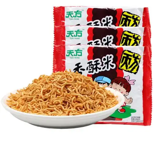 天方香酥米25g干脆方便面休闲童年干吃8090怀旧膨化食品