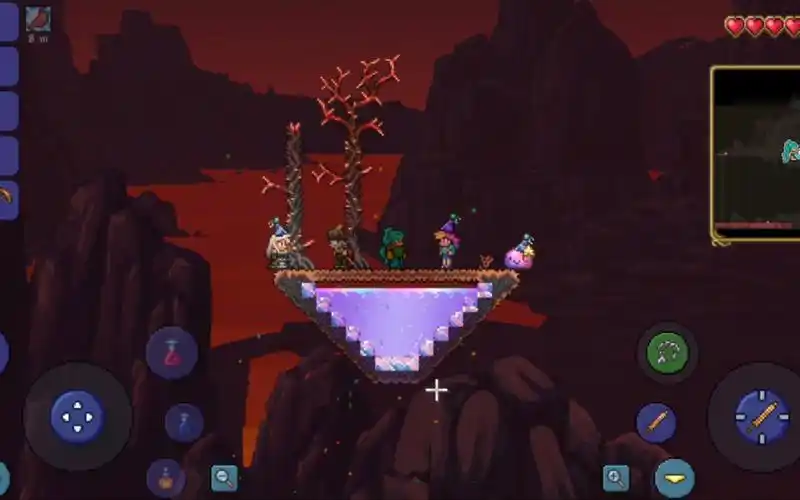 泰拉瑞亚吴老师同款天顶微光湖空岛生存强制开荒服务器