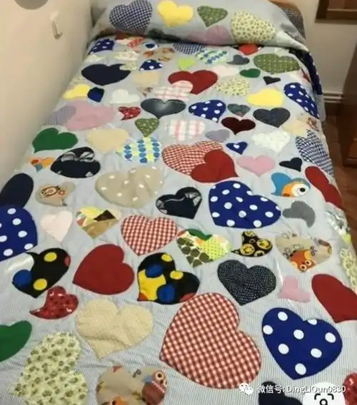 拼布作品100款用零碎布料制作的床单和被罩太壮观了