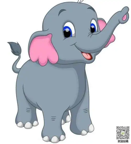 可爱的大象作文100字