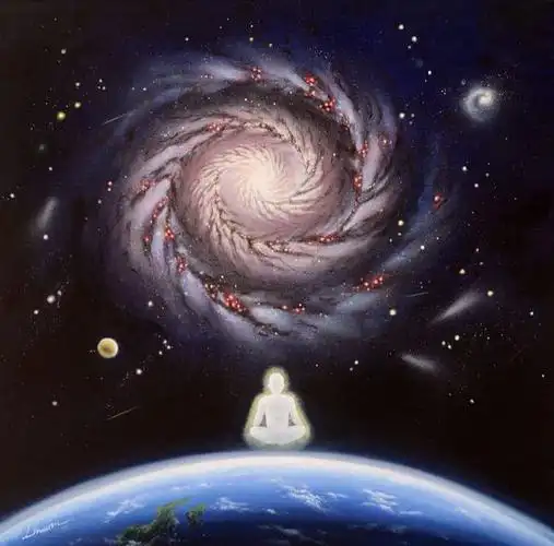 灵性画家林肯肯《凤凰涅槃》灵性画家林肯肯《莲花宇宙》灵性画家林肯