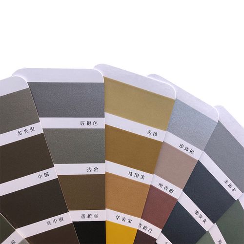 金属色80色氟碳漆色卡中国工业氟碳漆通用标准色卡汽车漆色卡油漆