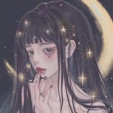 十二星座漫画少女头手绘高清好看的专属十二星座手绘头像图片